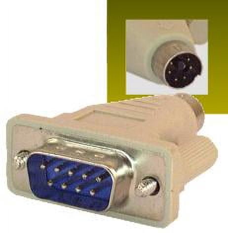 IEC M1210 Microsoft Mouse to PS-2 Adapter DB9 Male to MD6 Male: TV ...