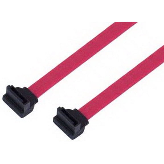 IEC M12436-03 Serial ATA Data Cable Up Angle to Right Angle 3Gbit 3 Feet