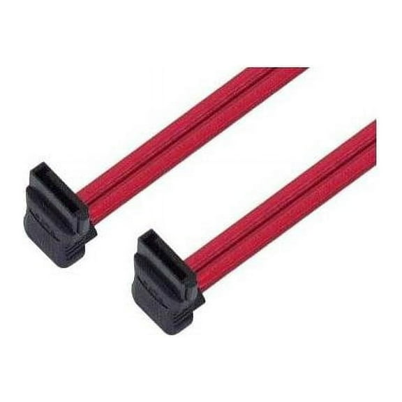 IEC M12436A-1.5 Serial ATA Data Cable Down Angle to Down Angle 3Gbit 19 Inch