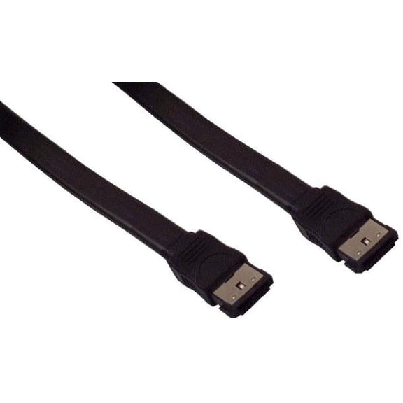 IEC M1246-05 Serial ATA2 to Serial ATA2 ( eSATA to eSATA ) Data Cable Straight to Straight 3Gbit 5 Feet