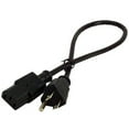 thumbnail image 1 of IEC M1303-1.5 PC Power Cable ( NEMA 5-15P to IEC320-C13 ) 18 Inch, 1 of 1