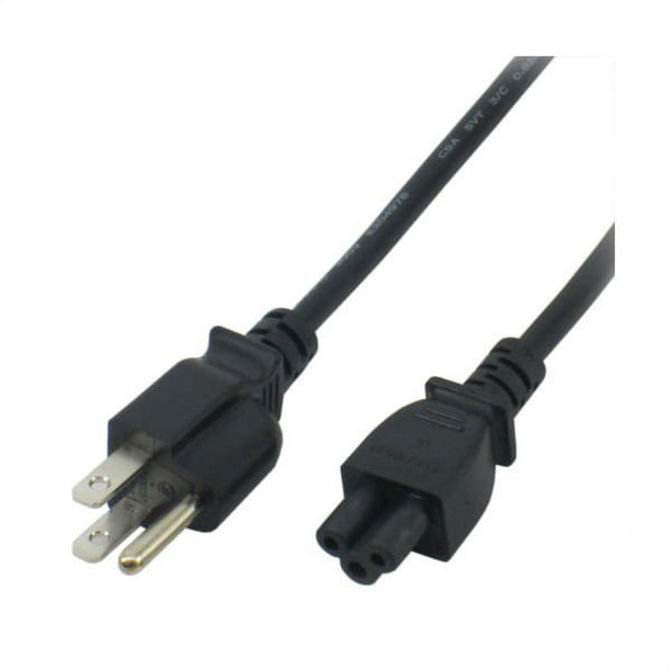IEC M131303 PC Laptop Power Cord with 3 Prong 'Mickey Mouse' Connector