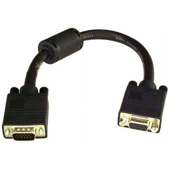 IEC M1329-01 VGA Monitor Extension Cable Male to Female High Resolution 1'