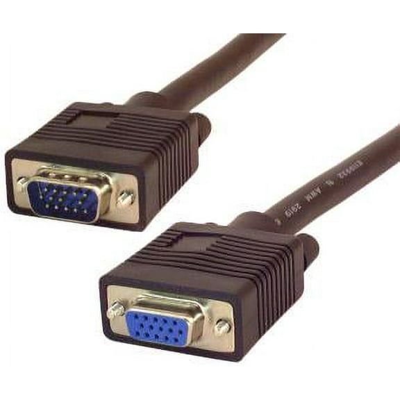 IEC M1329-15 VGA Monitor Extension Cable Male to Female High Resolution 15'