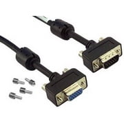IEC M13293-15 VGA Monitor Extension Cable with thin boots Male to Female High Resolution 15
