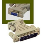 IEC M1372 PC Serial Adapter DB9 Female to DB25 Male