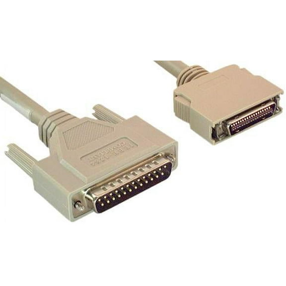 IEC M2251-10 IEEE 1284 Parallel Cable DB25 Male to Compact CH36 Male 10'