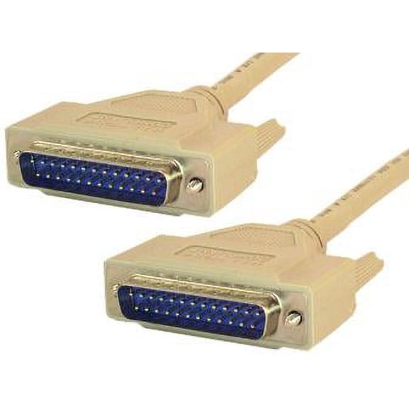 IEC M2259-15 IEEE 1284 Parallel Cable DB25 Male to DB25 Male 15'