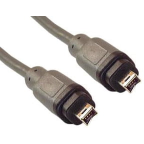 IEC M2434 IEEE 1394 4 Pin to 4 Pin FireWire Cable 6'