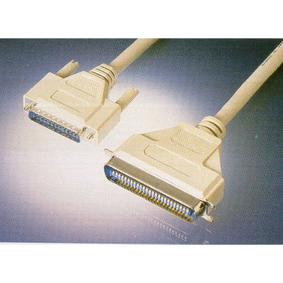 IEC M351000 Future Domain SCSI Cable DB25 Male to CN50 Male 3'