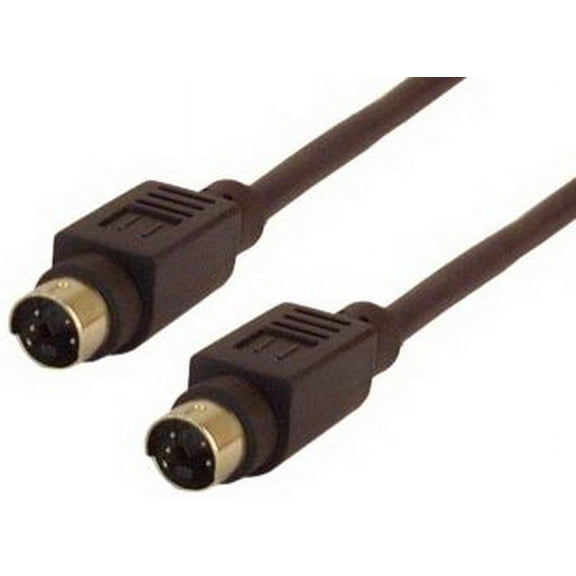 IEC M5261-100 S Video ( SVHS ) Male to Male COAX Cable 100'