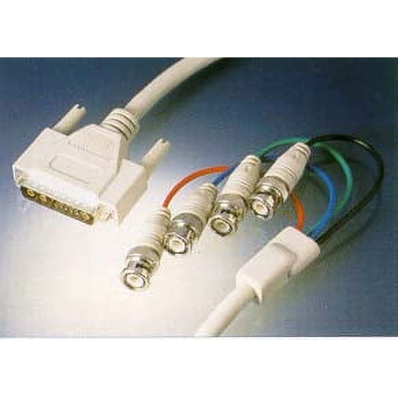 IEC M5294 Sun Monitor 13W3 Male to 4 BNC Cable 6'