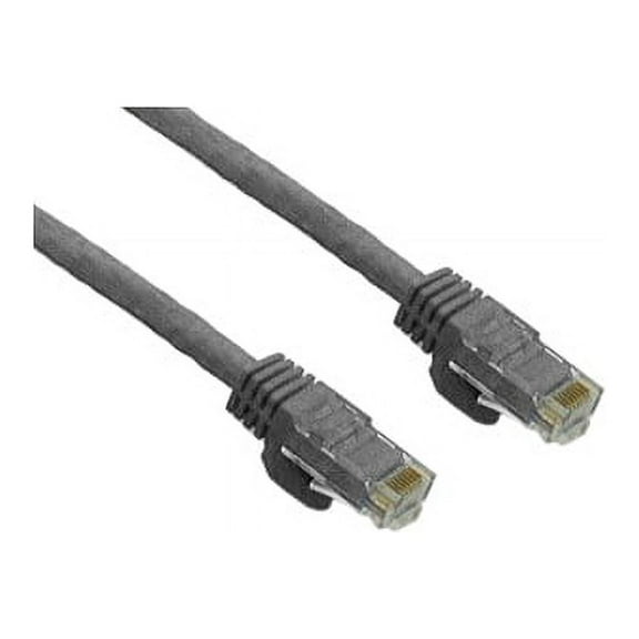 IEC M60468A-03 RJ45 4Pr Cat 6a Patch Cord with Molded Snag Free Strain Relief GRAY 3'