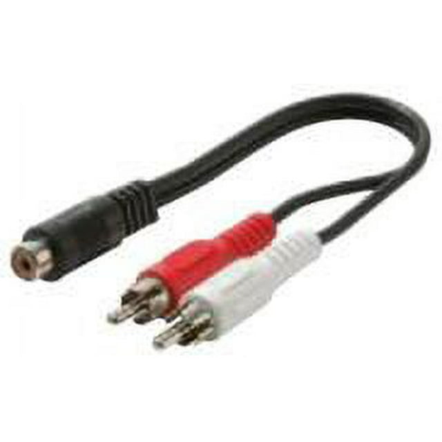 IEC M7353 RCA Jack to 2 RCA Plugs Audio Cable 6 inch