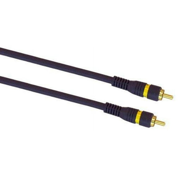 IEC M7391 1 RCA to 1 RCA Blue Python Cable for Hi Resolution Signals 6'