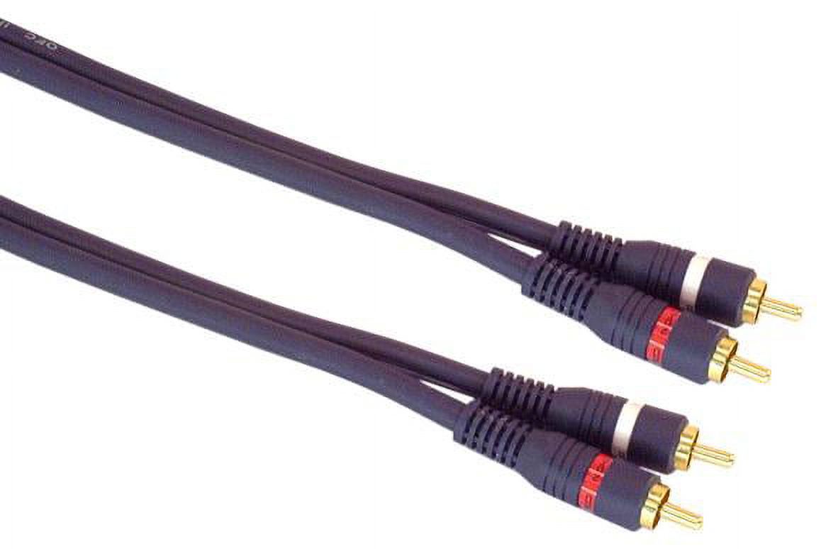 IEC M7392-50 2 RCA to 2 RCA Blue Python Cable for Hi Resolution Signals 50' - image 1 of 1