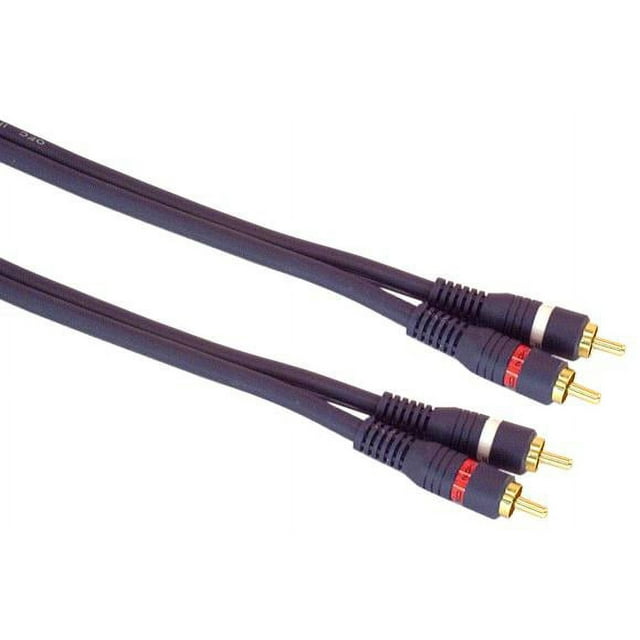IEC M7392-50 2 RCA to 2 RCA Blue Python Cable for Hi Resolution Signals 50'