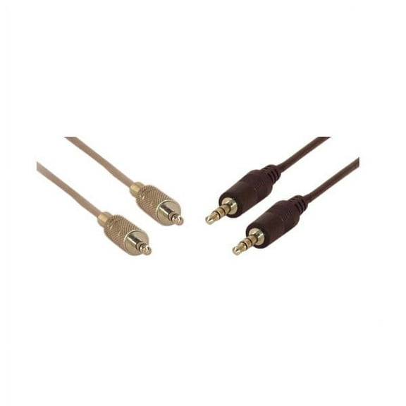 IEC M7411-35 3.5mm Stereo Male to Male Cable - 35 Foot Molded