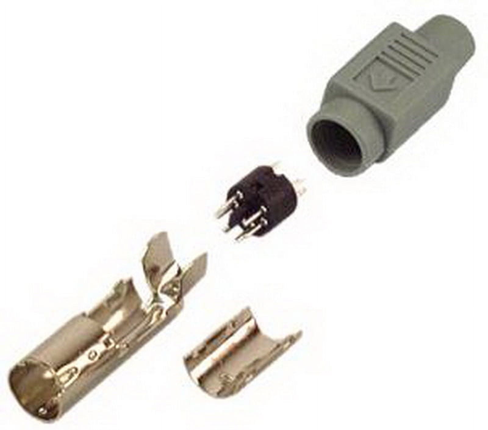 IEC MD06M Mini Din 6 Pin Male Connector