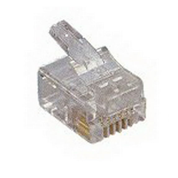 IEC MP06M RJ11 6 Position Modular Plug for Stranded Wire