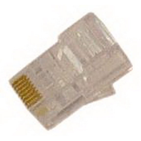 IEC MP08M-S RJ45 8 Position Modular Plug for Solid and Stranded Wire