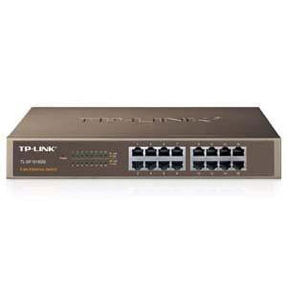 IEC NEX21614 Ethernet Switch with 16 10-100 Base TX Auto Negotiating Ports Rack Mount