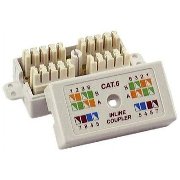 IEC PM13802 Category 5e or 6 568B In Line Splice Box (Coupler)