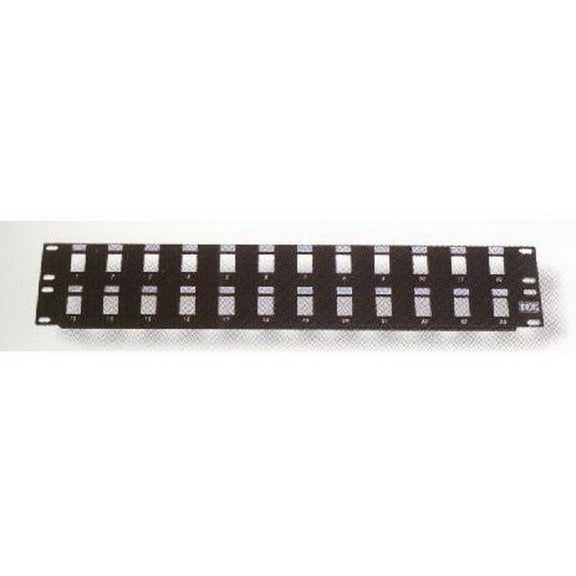 IEC PP19824 Patch Panel Blank for 24 Keystone Connectors (2U)