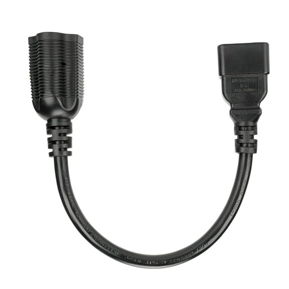 IEC Power Adapter, 2 In 1 US Plug 125-250V IEC320 C20 To 5-15R/5-20R AC Power Adapter Widen?Branch Line 1 Foot For Household Appliances