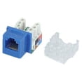 thumbnail image 1 of IEC RJ1106F-MTBU110 RJ11 6 Position Keystone Connector Female Blue with 110 Termination, 1 of 1