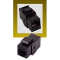 thumbnail image 1 of IEC RJ4508F-F-MBKL5 RJ4508 Keystone Connector Female to Female Category 5e Black, 1 of 1