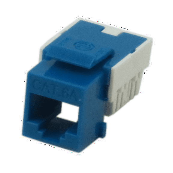 IEC RJ4508F-MT6ABU RJ4508F Keystone Connector Category 6A Blue