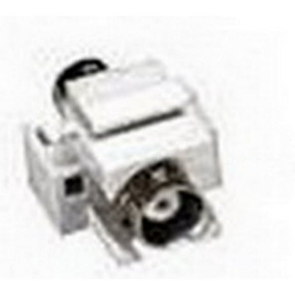 IEC RJBNCF-F-WH BNC Female to Female Keystone Connector Plate Insert White
