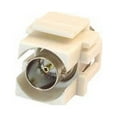 thumbnail image 1 of IEC RMBNC-WH BNC 75 Ohm Female to Female Flush Mount Keystone Connector Plate Insert White, 1 of 1