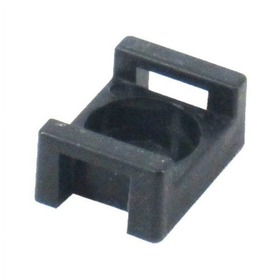 IEC TIEMT1-BK Cable Tie Mount Saddle - 7/8 Inch Black