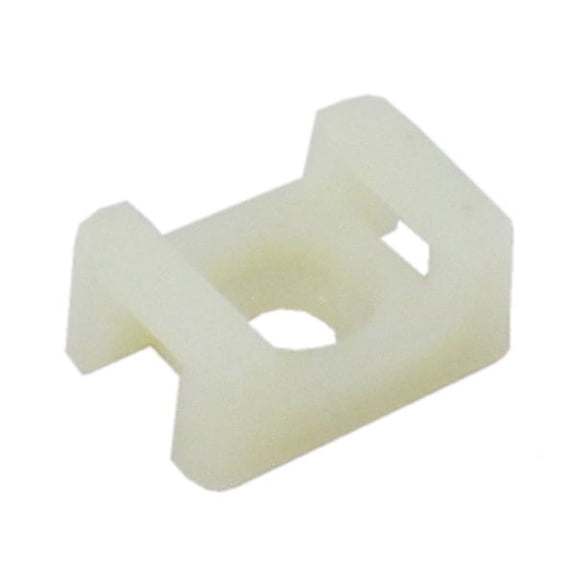 IEC TIEMT1-WH Cable Tie Mount Saddle - 7/8 Inch White