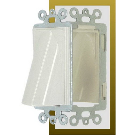 IEC WDH031000 White Decora Insert with Cable Canopy