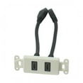 thumbnail image 1 of IEC WDH682000A White Decora Insert with Two HDMI Pigtails, 1 of 1