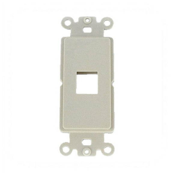 IEC WDX341000 Beige Decora Insert with One Keystone Cutout