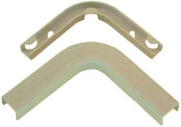 IEC WM2308 Flat Elbow Corner With Base 3/4 inch Ivory