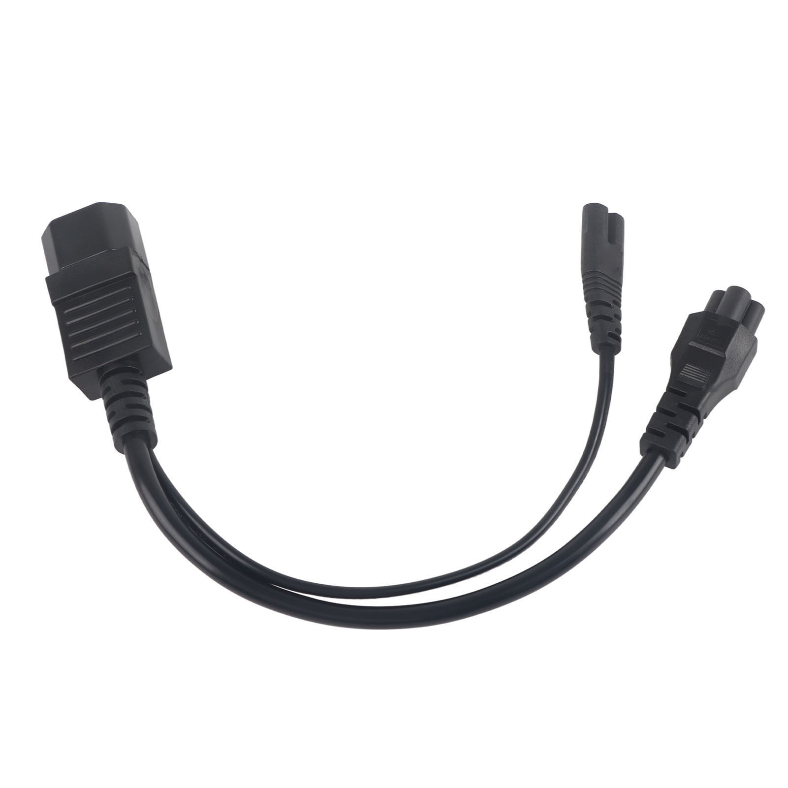 IEC320 C14 Male To C5 C7 Female Power Cord 1 In 2 Out 10A 250V iec320-c14-male-to-c5-c7-female-power-cord-1-in-2-out-10a-250v