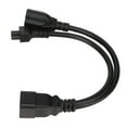 IEC320 C20 to IEC320 C5 5 15R Power Cord Male To Female Standard Heavy