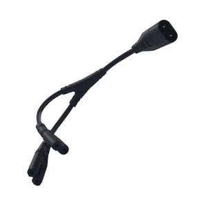IEC320 C8 to 2xC7 Y Split Power Cord, IEC320 Figure 8 Male to 2 Female 1 in 2Out Power Cable