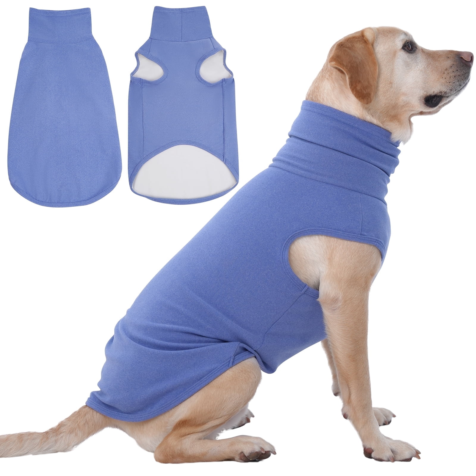 IECOii XXXL Dog Sweater - Snug Dog Turtleneck Sweater, DarkRed,XXX-Large, Warm Christmas Winter Pullover Sweatshirt,Machine Washable Fleece, Extra Stretchy for Extra Large Dogs Like Labrador,Doberman