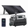 thumbnail image 1 of IEE P2400 Solar Generator 2400W Home Backup Power Station (2048Wh) with 1x200W Solar Panel - Fast 54-Min Charge, EPS, App Control, 16 Outlets, 1 of 10