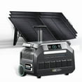 thumbnail image 1 of IEE P3200  3200W Power Station & 3x200W Solar Panels | Fast 1800W Charging, App Control for Home Backup, RV, Camping, 1 of 8