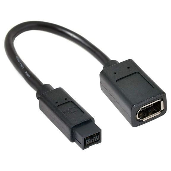 IEEE 1394 6Pin to 1394b 9Pin Firewire Adapter Wearproof Camera Connector Cord