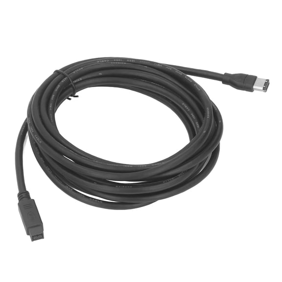 IEEE 1394 Firewire Cable 800Mbps 14.8ft / 4.5m 9-Pin to 6-Pin Male to Male Cord for Camcorders Digital Cameras Printers