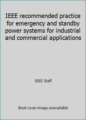 Pre-Owned IEEE Recommended Practice for Emergency and Standby Power ...