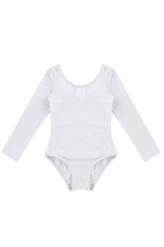 Girls Long Sleeve Ballet Leotard Dance Bodysuit Warm Layer (Little Girls & Big Girls)